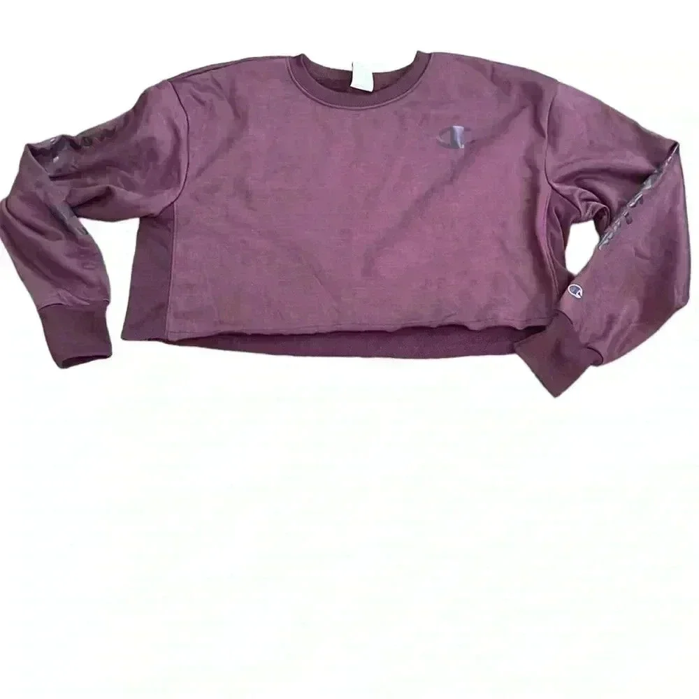 Champion Reverse Weave C Logo Cropped Sweater Size XL - Picture 5 of 9
